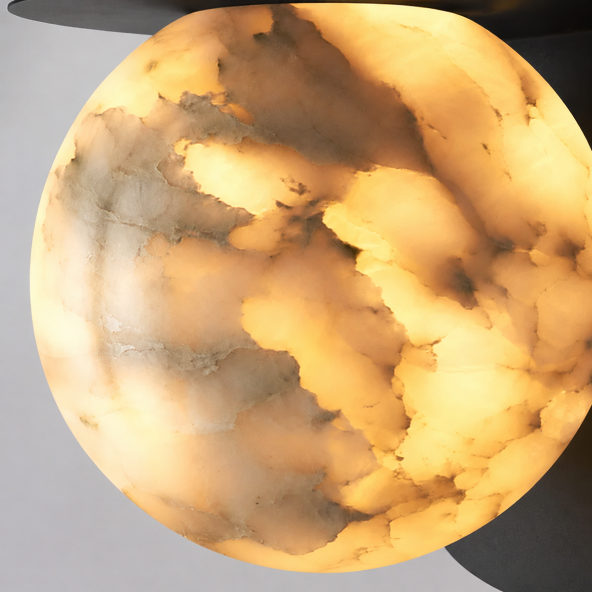 Novera  Living Room Wall Sconce  Spanish Alabaster Contemporary