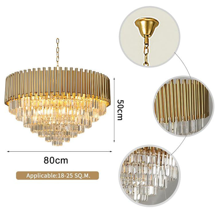 Chloe Gold Modern Chandelier