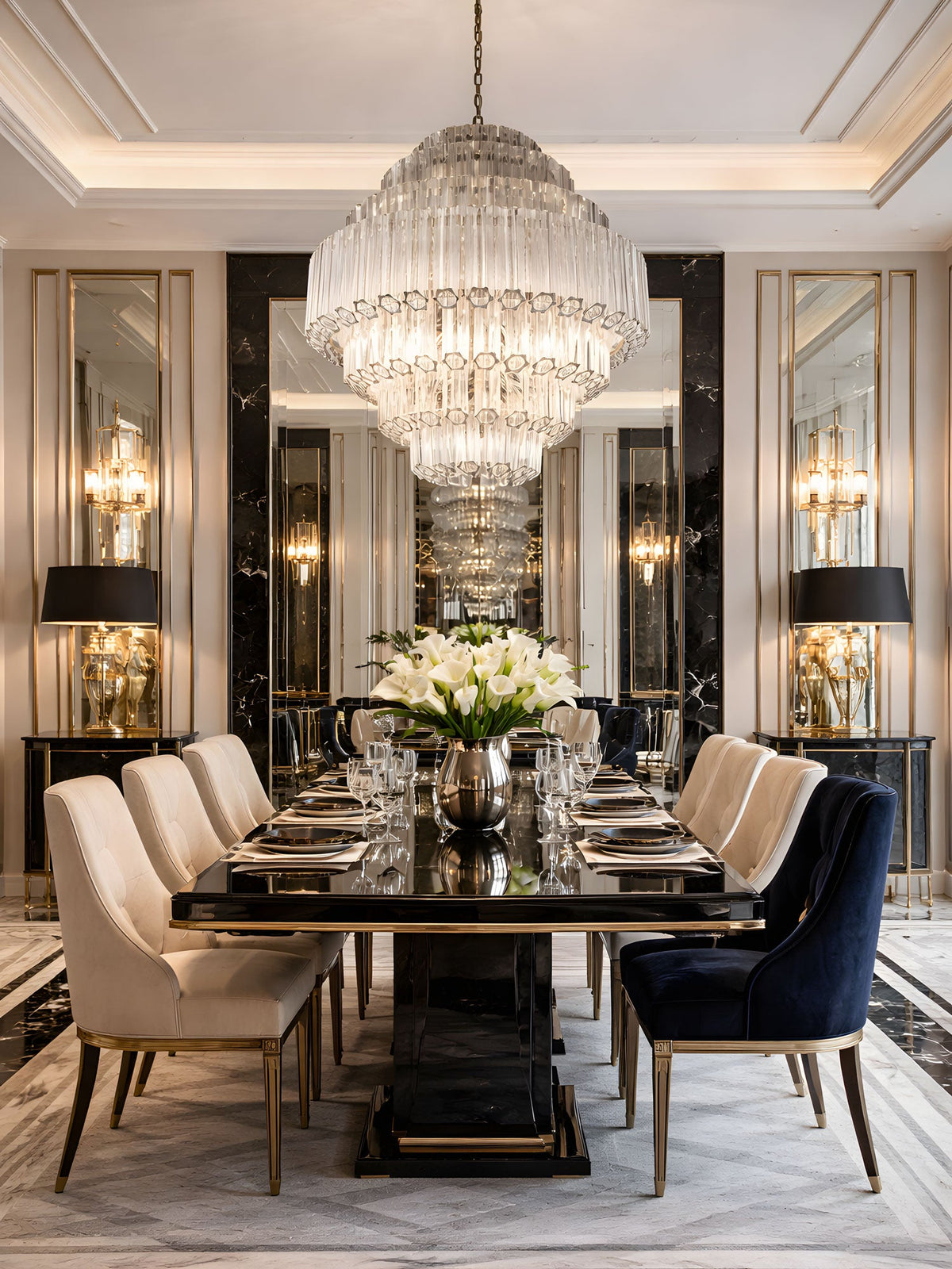 Clear Grande Palermo Chandelier - Vakkerlight