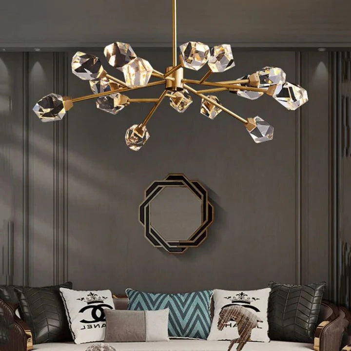 Prism Crystal Modern Chandelier