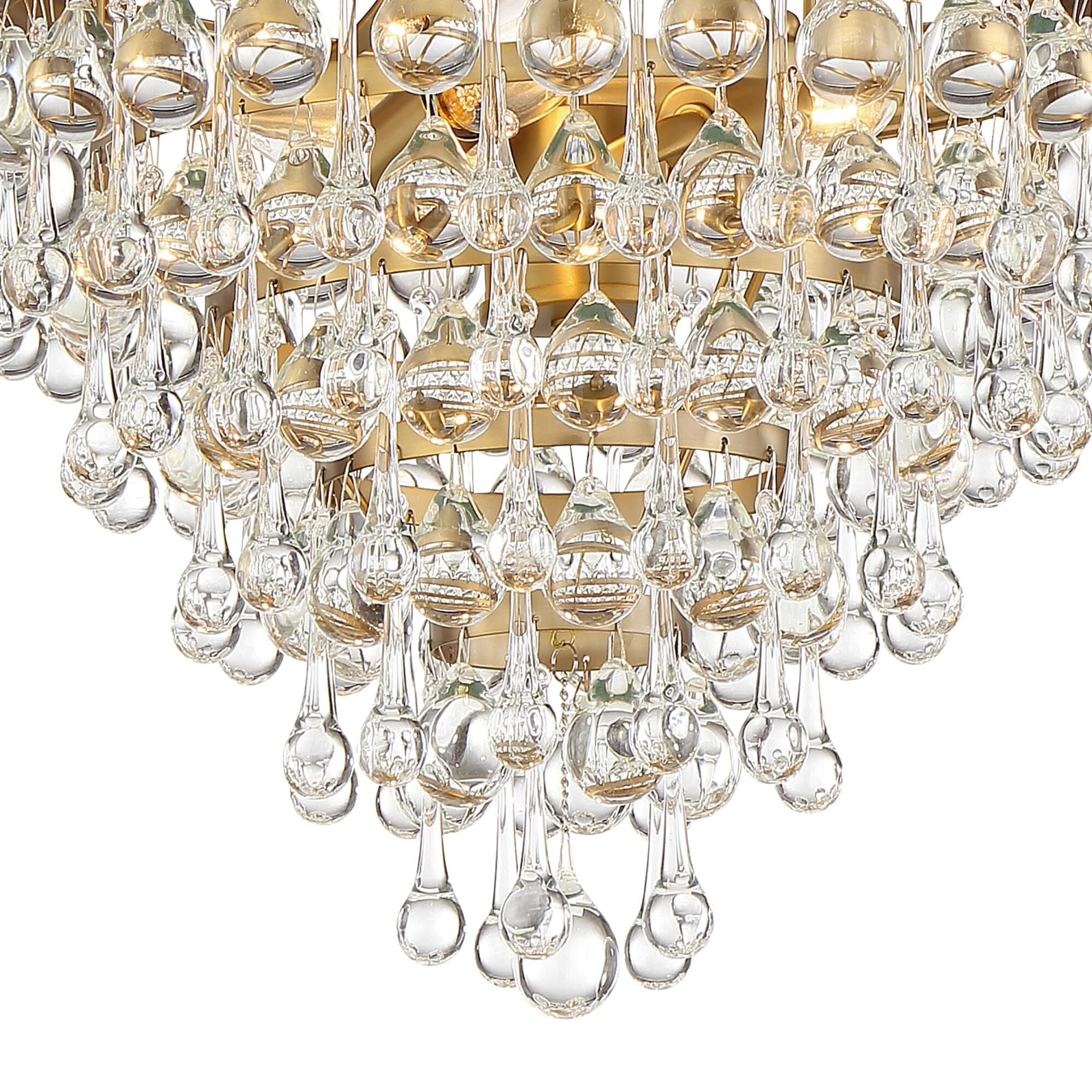 Calypso 13 Inch 3 Light Mini Chandelier by Crystorama