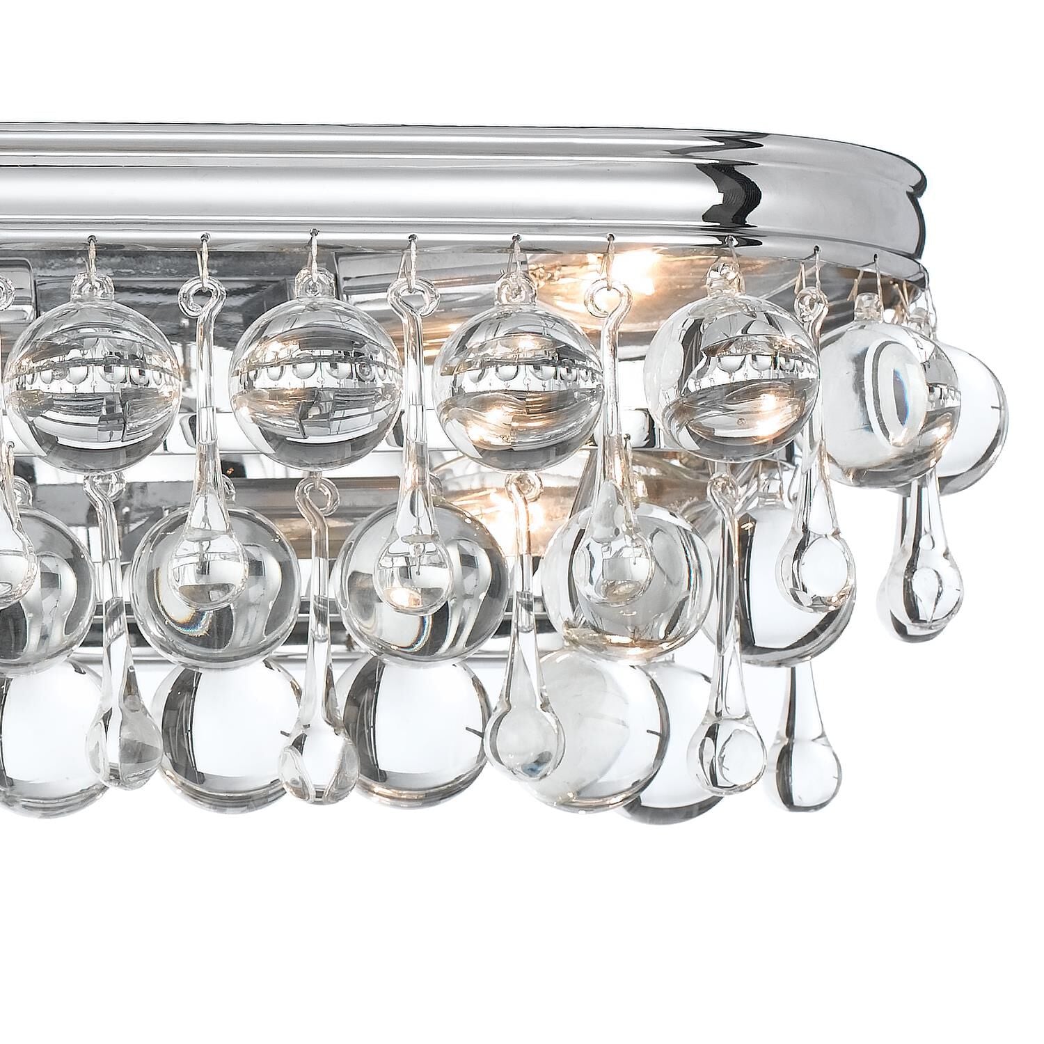Calypso 33 Inch 8-Light Bathroom Vanity Light | Crystorama