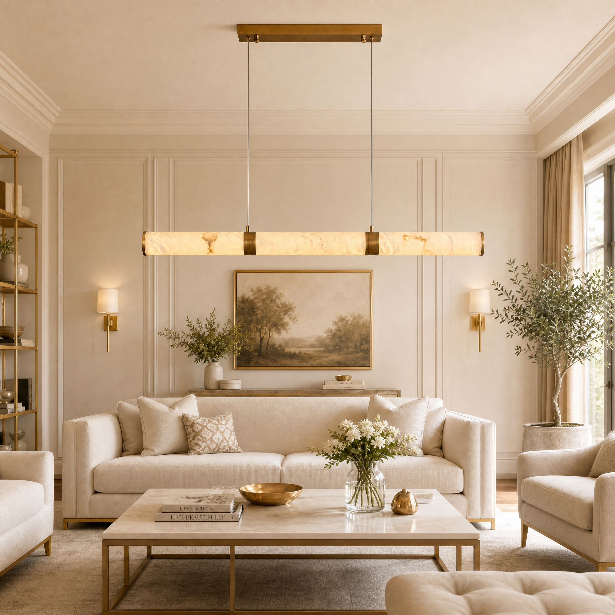 Pendant Light in a bedroom
