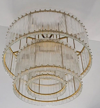 Marcus 2-Tier Single Tier Round Chandelier 22" 37" 48" 60"