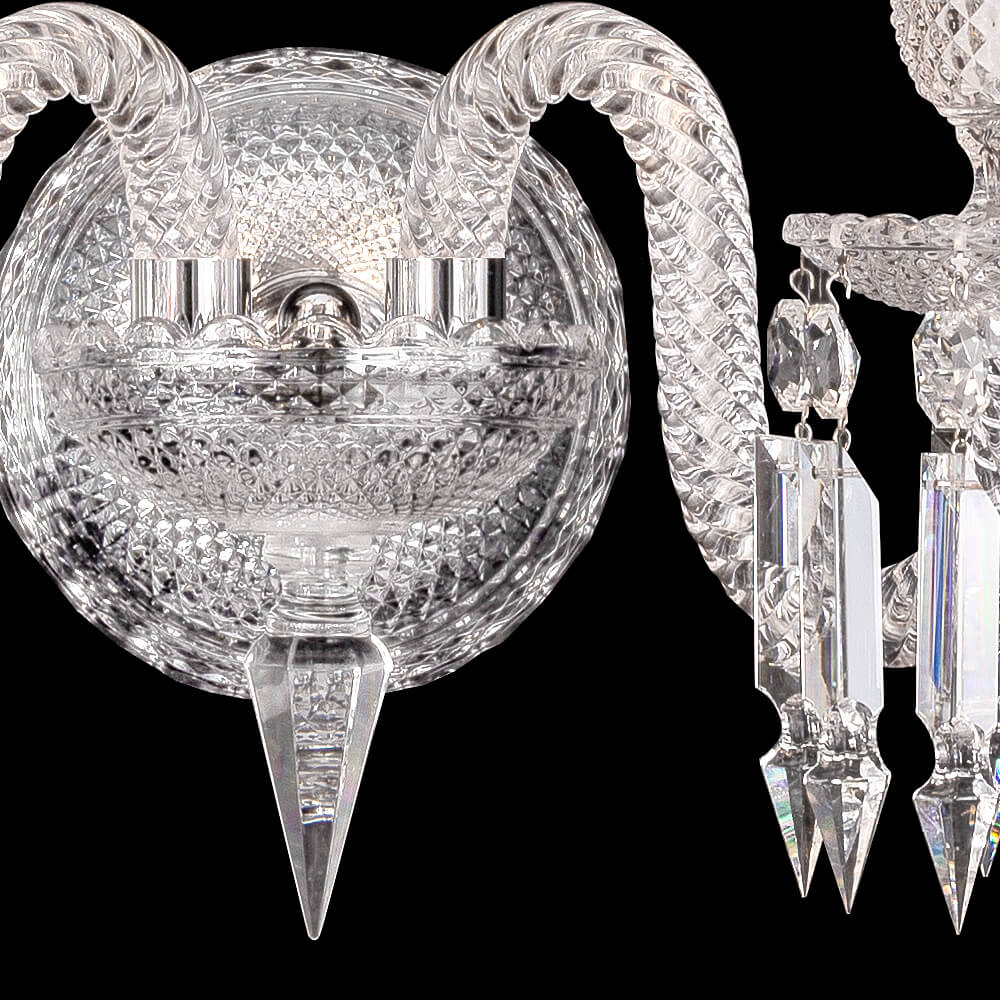 Zenith Cristalloire Crystal Wall Sconce