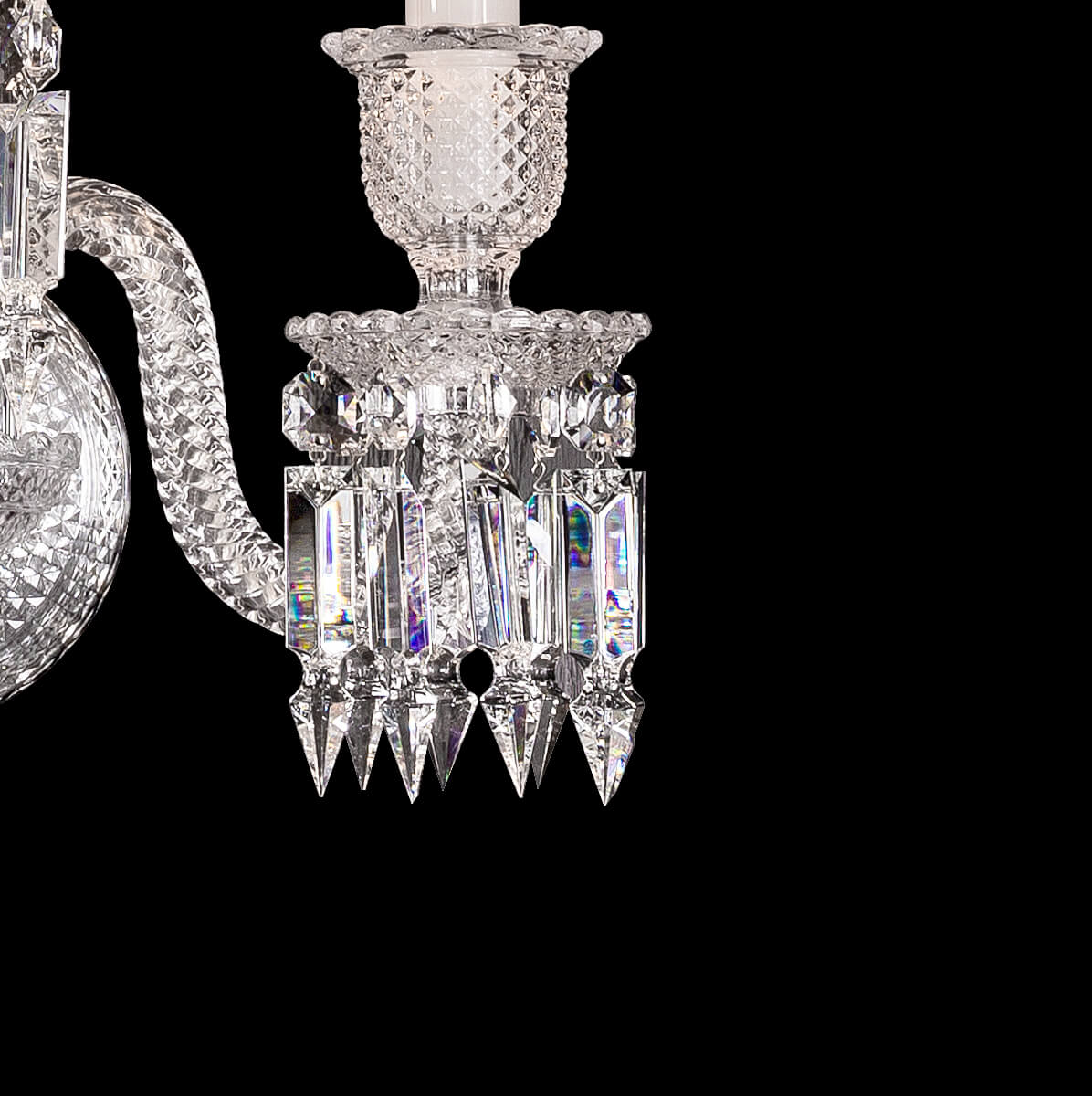 Zenith Baccarat Crystal Wall Sconce