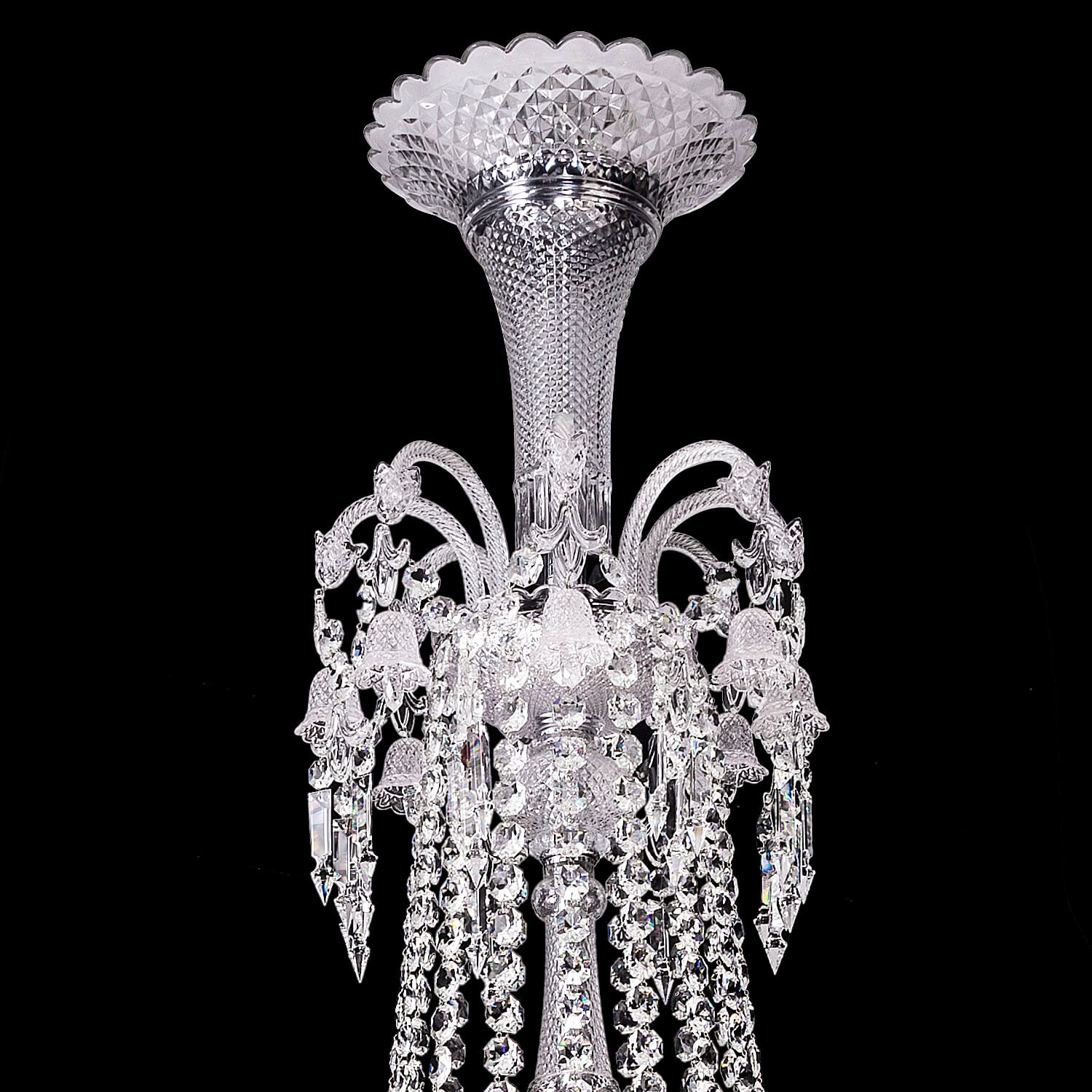 Traditional Luxury Cristalloire Zenith Crystal Chandelier