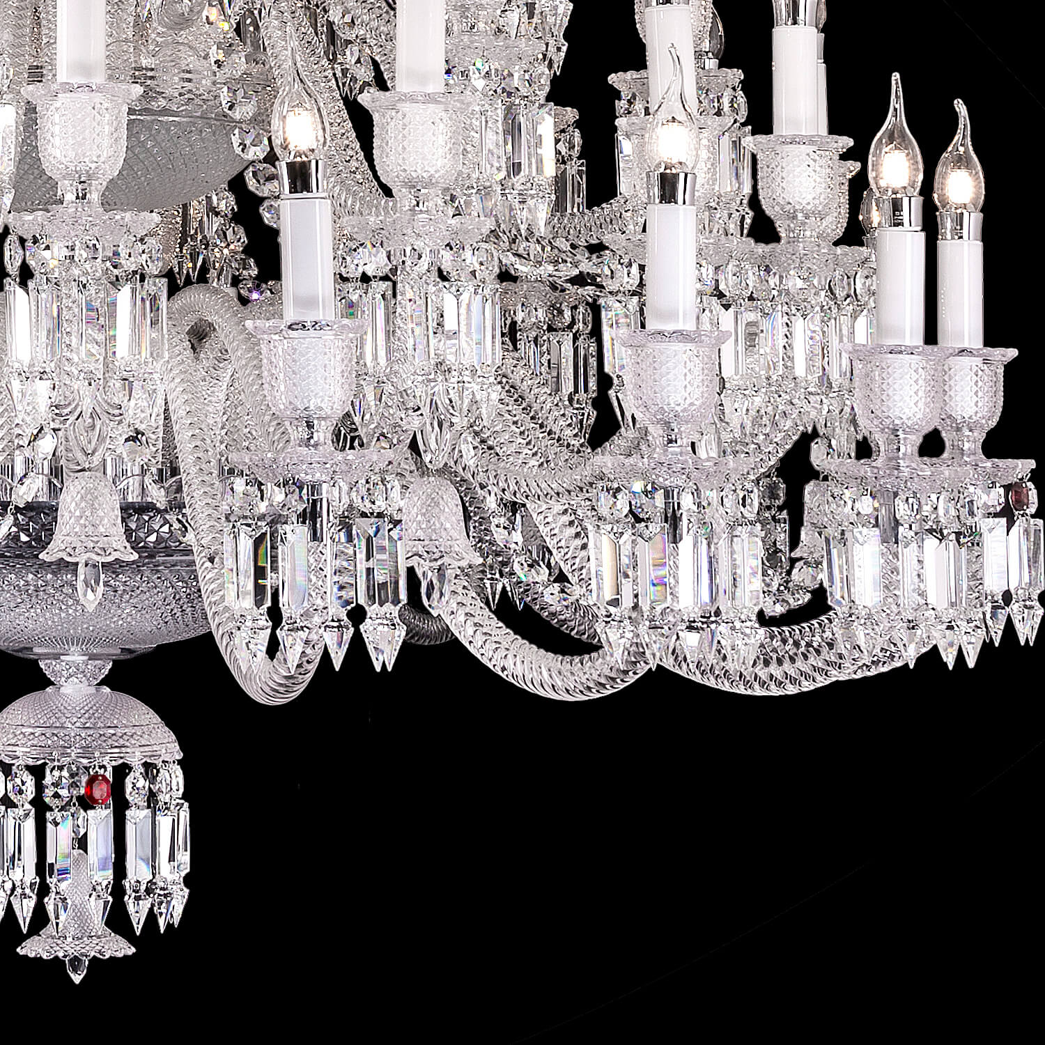 Traditional Luxury Cristalloire Zenith Crystal Chandelier