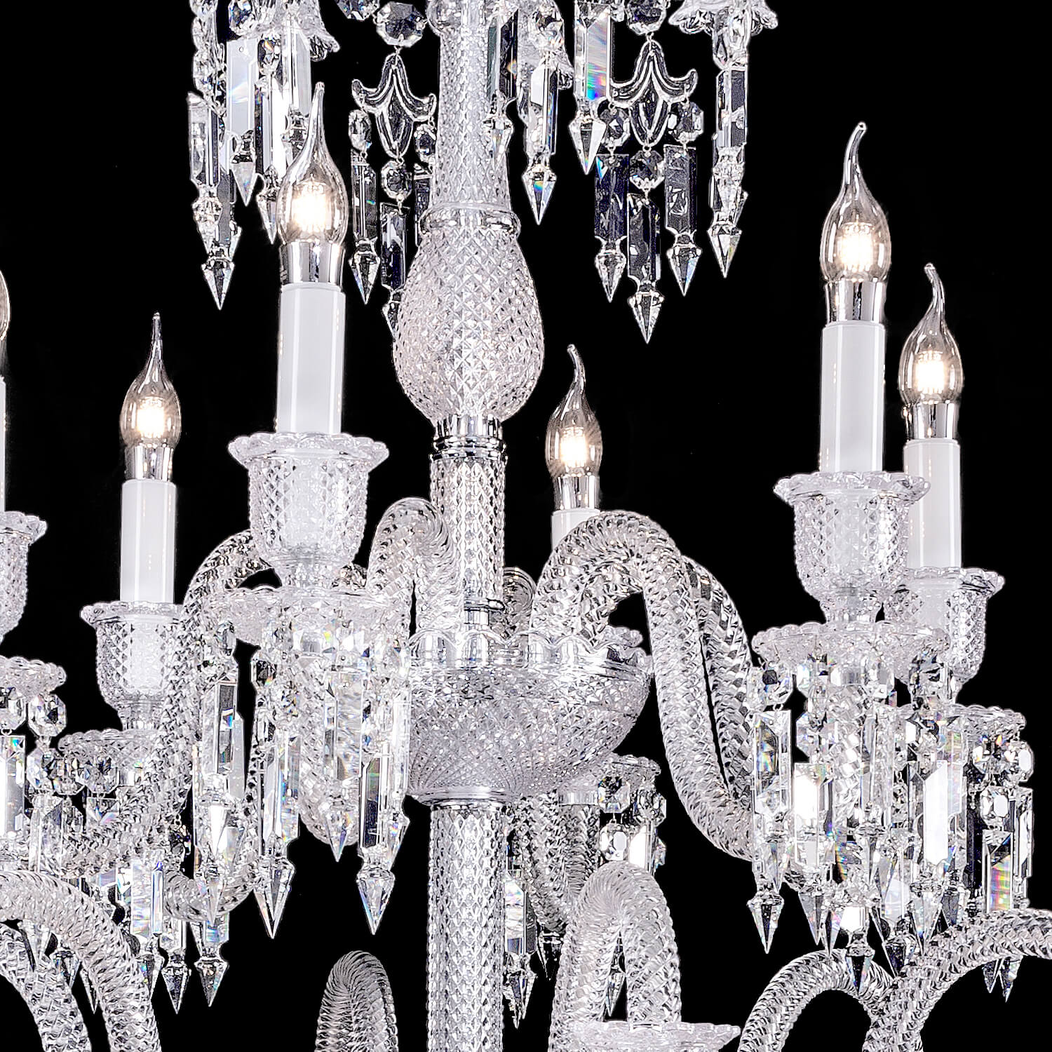 Luxury Solstice Cristalloire Crystal Chandelier