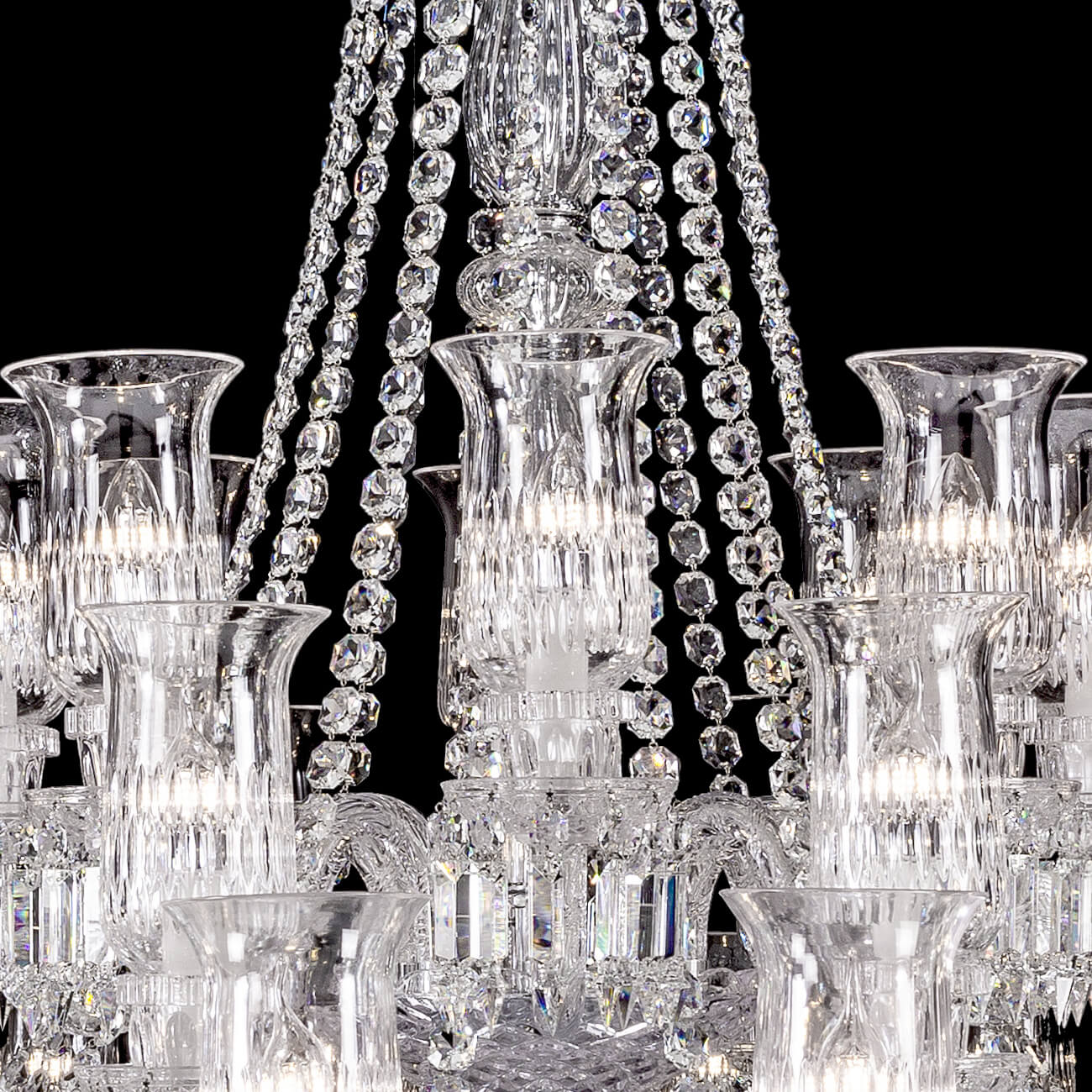 Cristalloire Crystal Cups Chandelier For Living Room