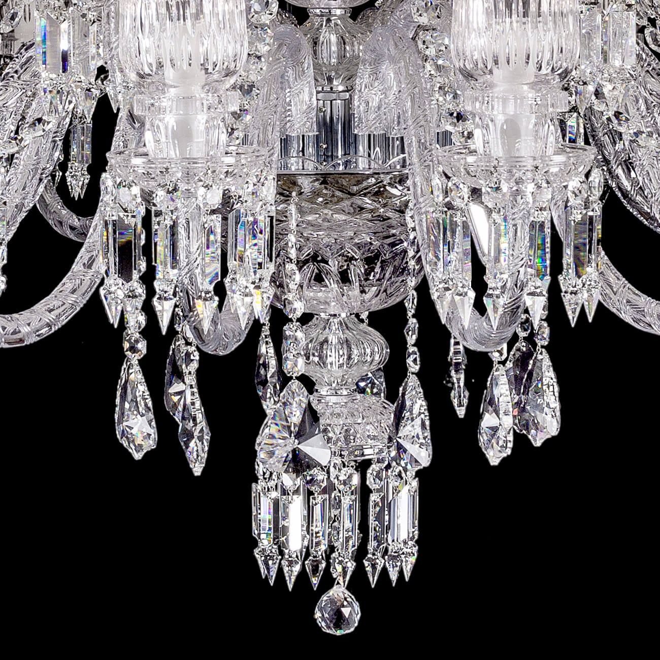 Cristalloire Crystal Cups Chandelier For Living Room