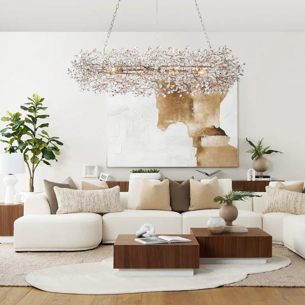 Fiore Oval Chandelier 62''74''