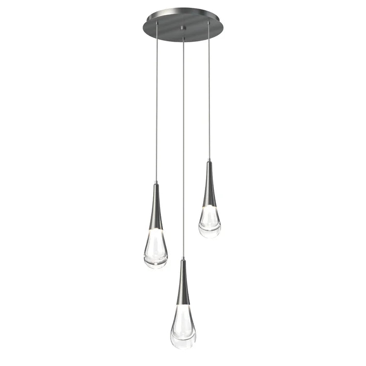 Pluvia 3-Light Pendant For Bathroom Bedroom Kitchen Island