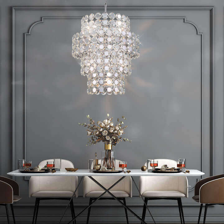 Perrene - 24 Light Chandelier In Modern And Contemporary Style 45"