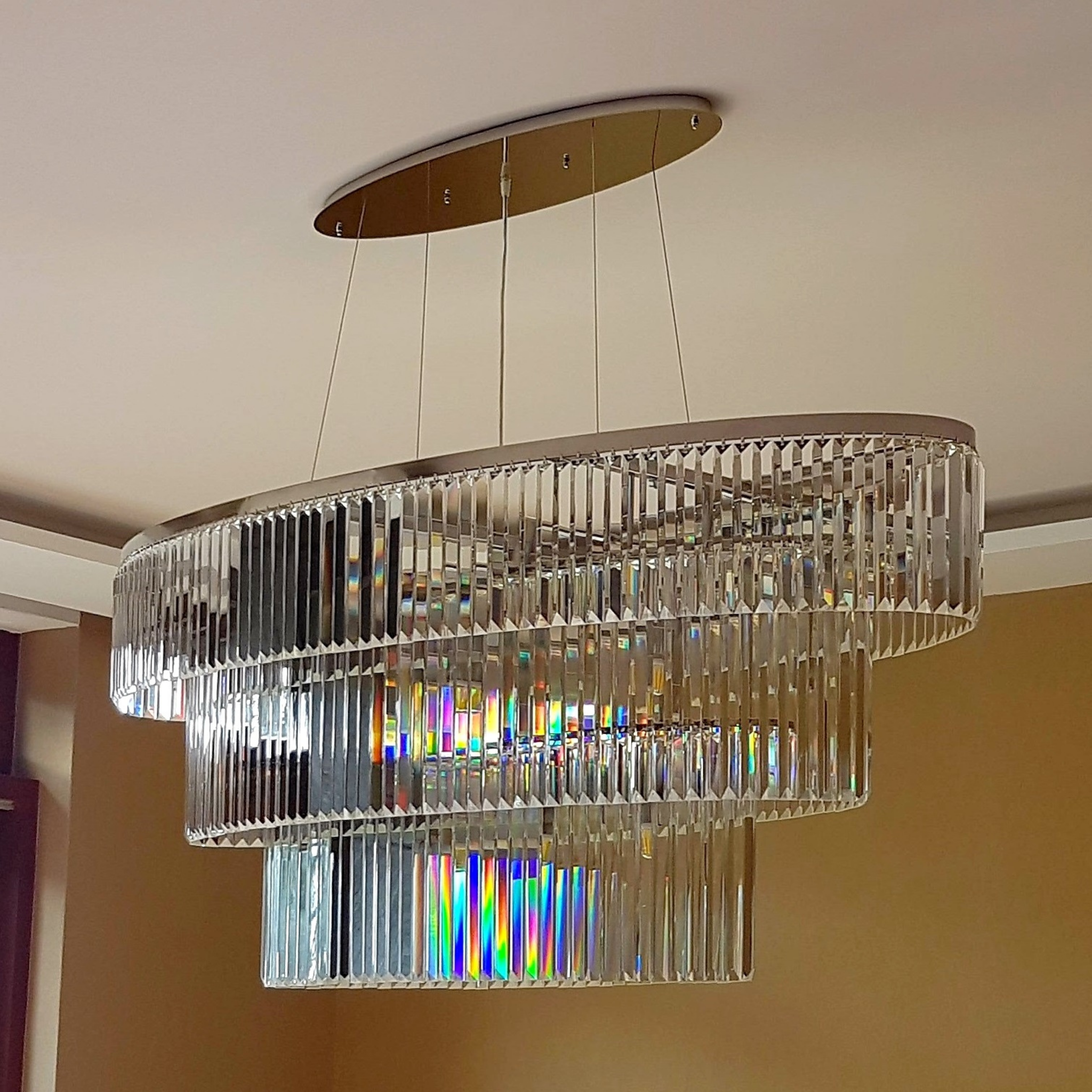 Elite Modern Glass Chandelier - Luchiante