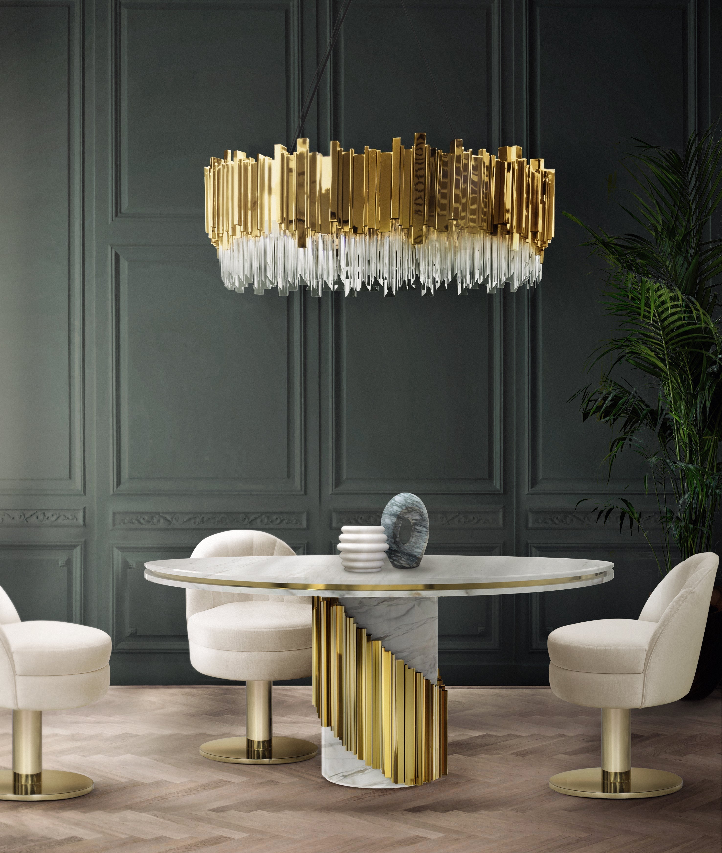 Empire Suspension Modern Chandelier - Luxxu