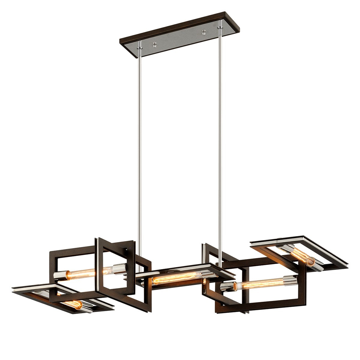 Enigma Modern Chandelier - F6185-CE - Troy Lighting