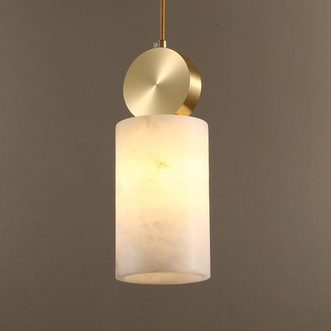 Etruscan alabaster Pendant Light