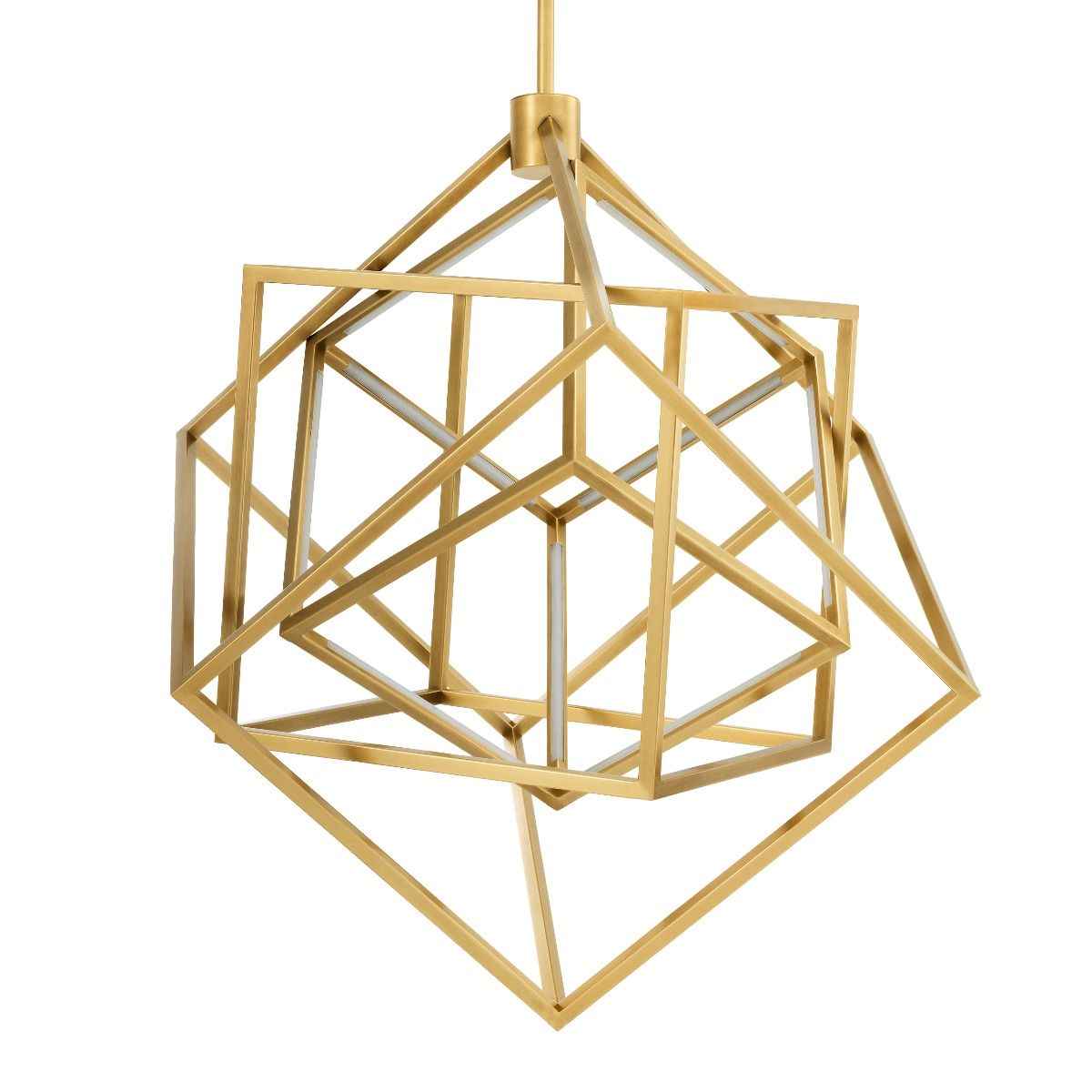 Fusion Modern Brass Chandelier - Brass - Eichholtz