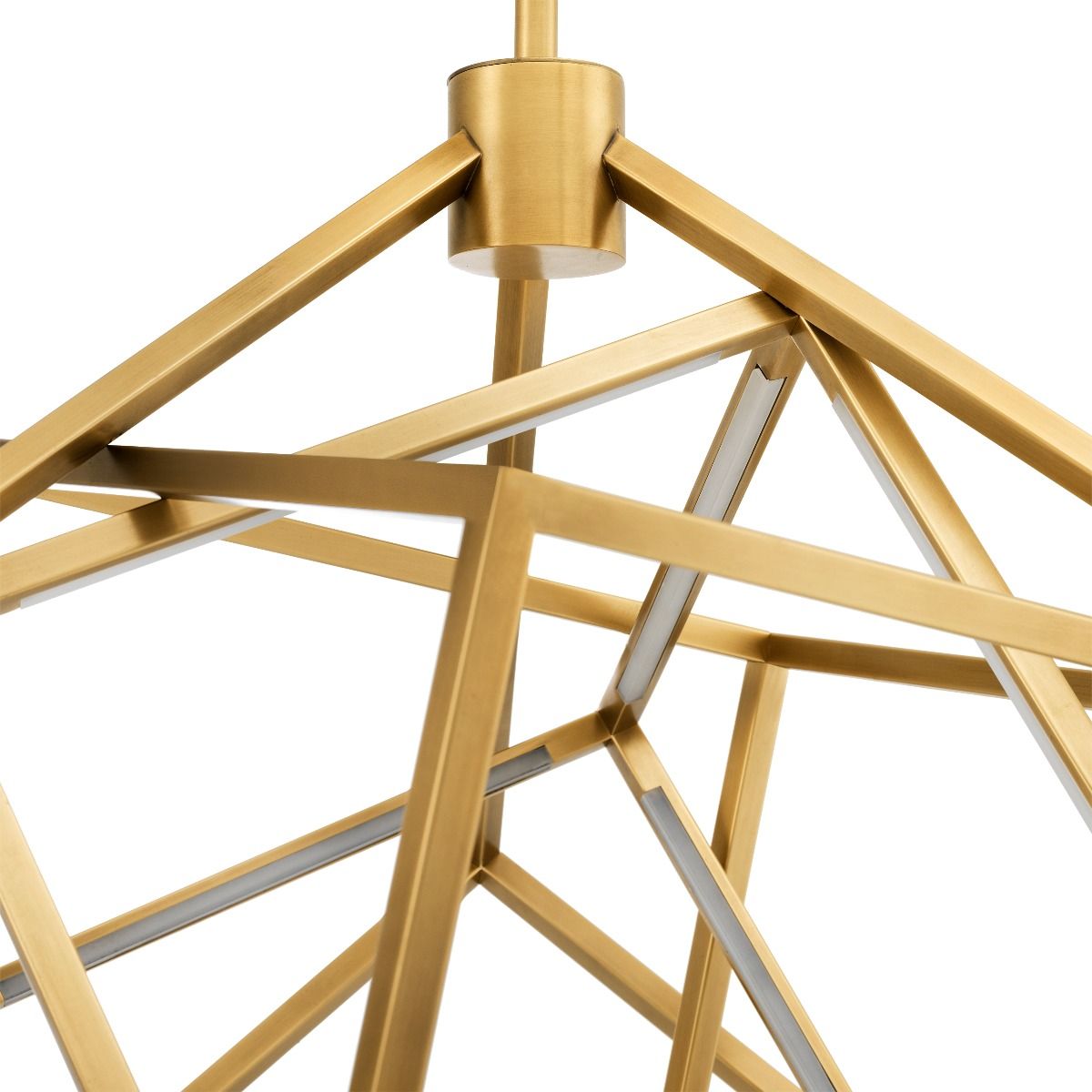 Fusion Modern Brass Chandelier - Brass - Eichholtz