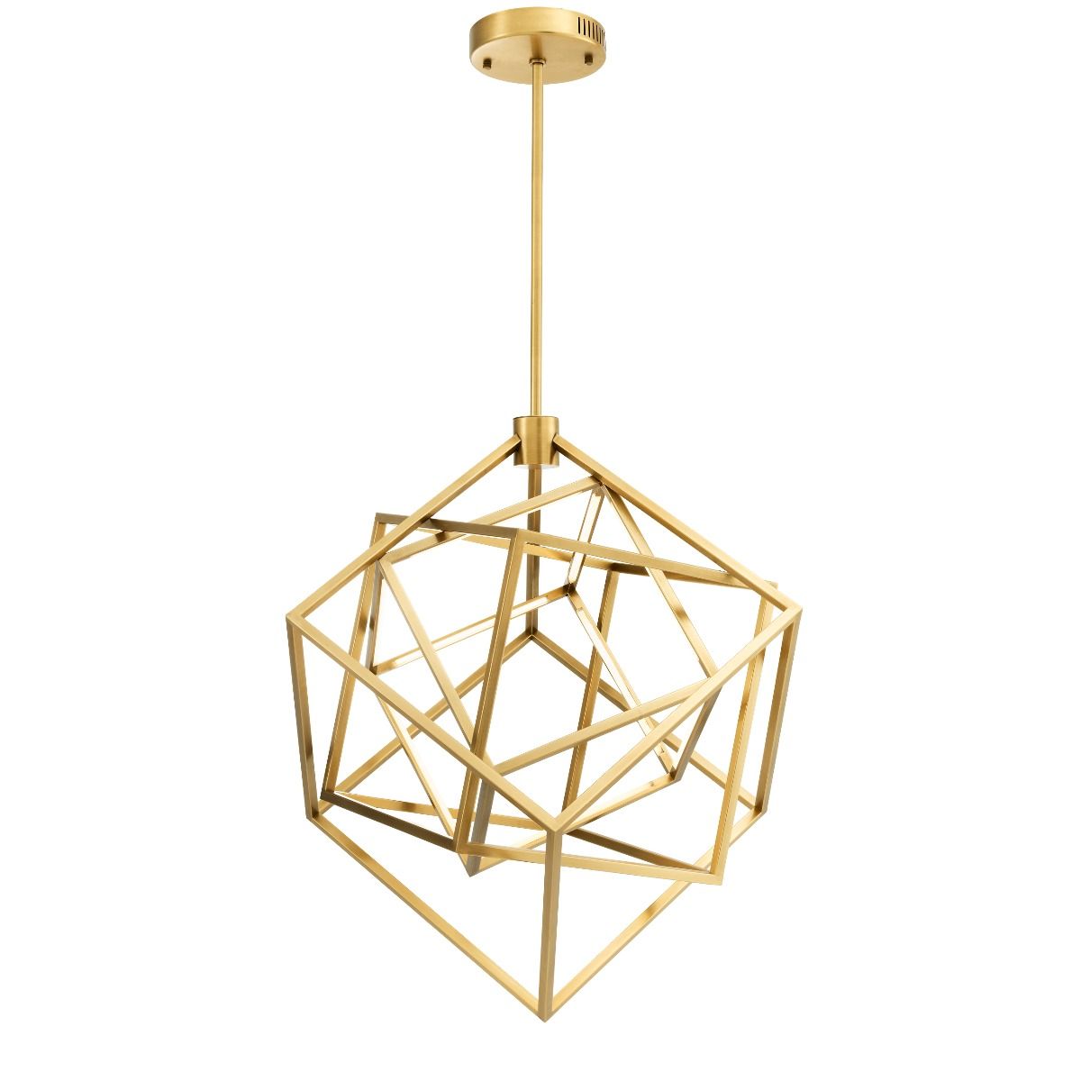 Fusion Modern Brass Chandelier - Brass - Eichholtz