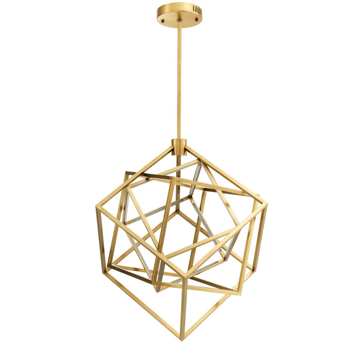 Fusion Modern Brass Chandelier - Brass - Eichholtz