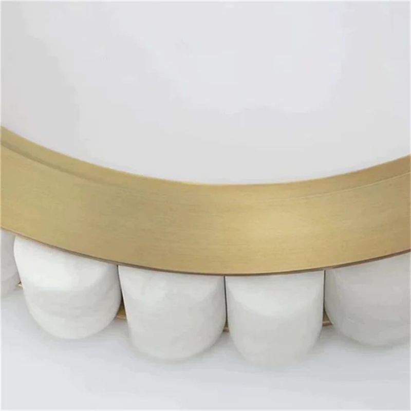 Alabaster Ring Chandelier