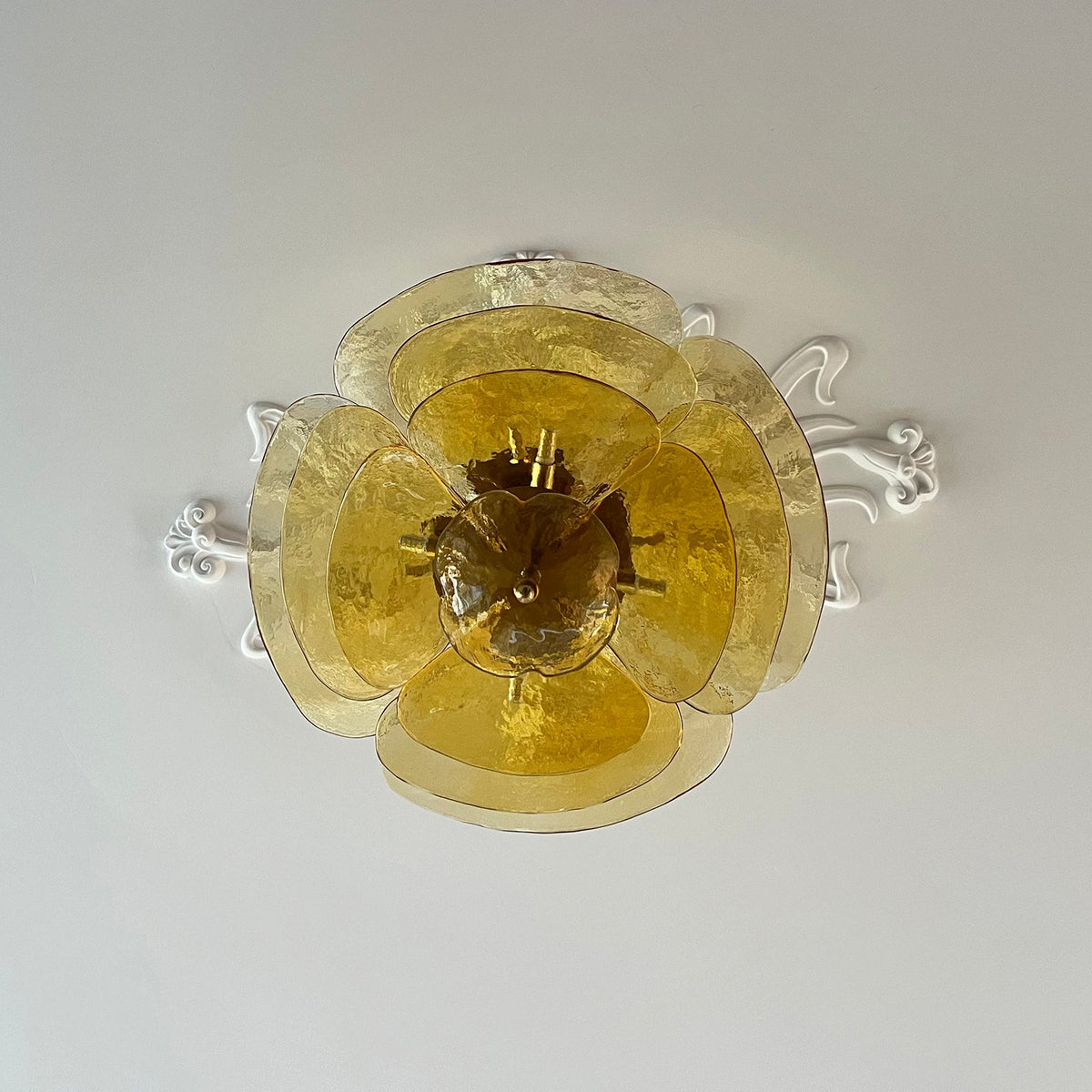 Petal Layered Murano Glass Chandelier