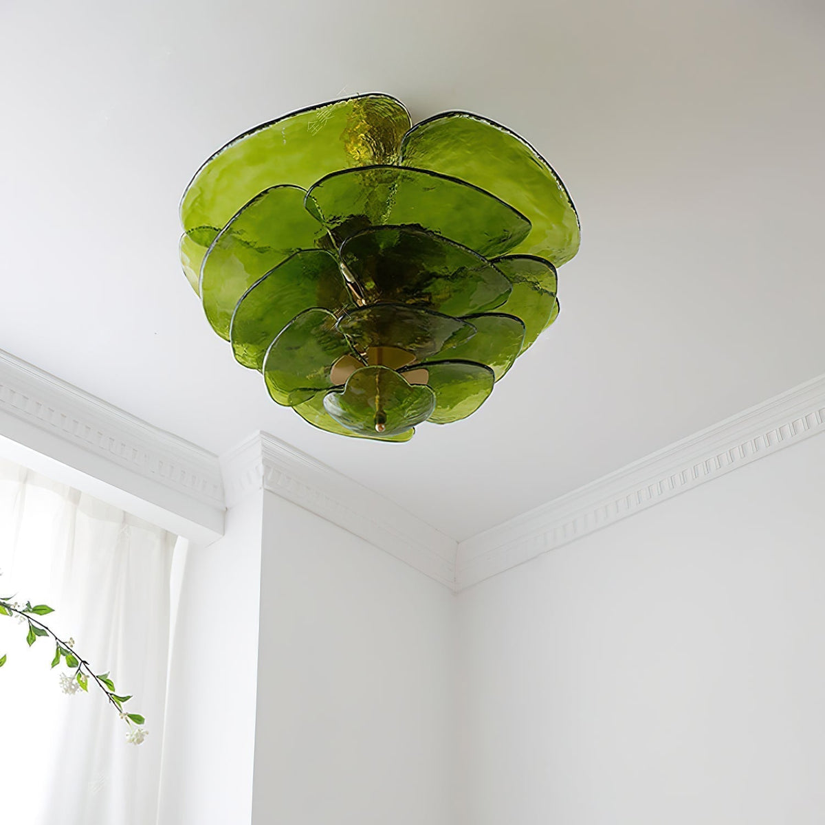 Petal Layered Murano Glass Chandelier