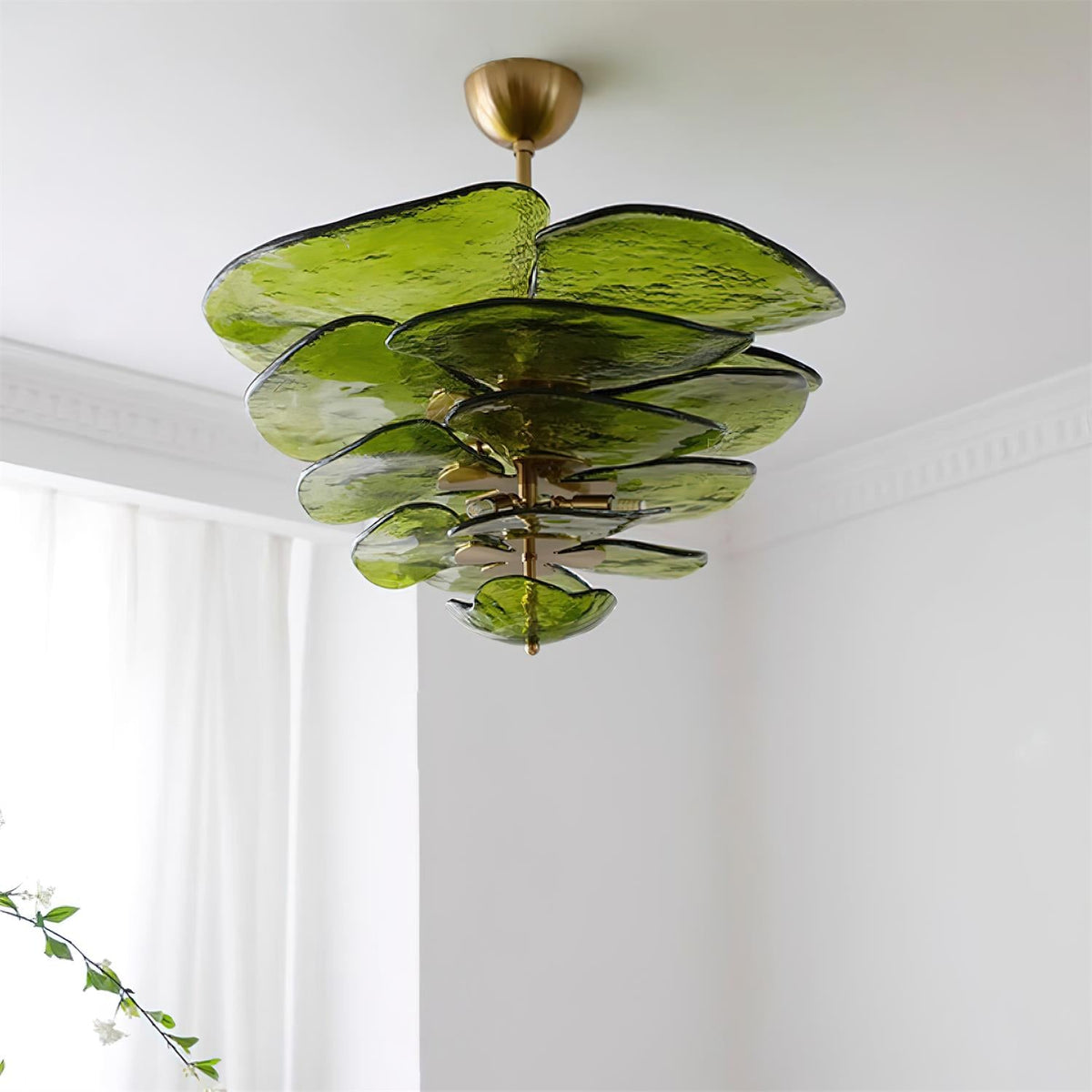 Petal Layered Murano Glass Chandelier