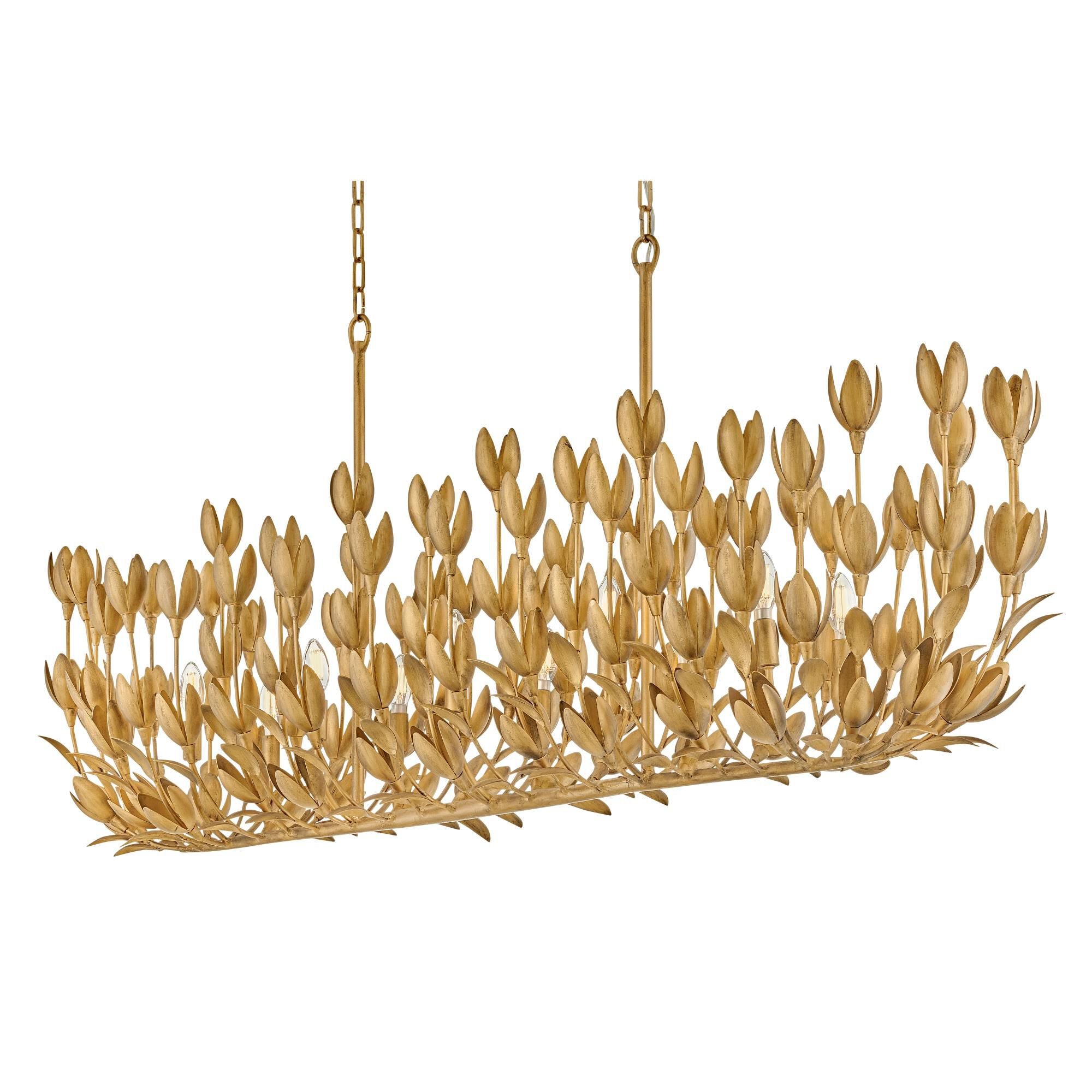 Flora 60-Inch 10-Light LED Linear Suspension Light by Hinkley