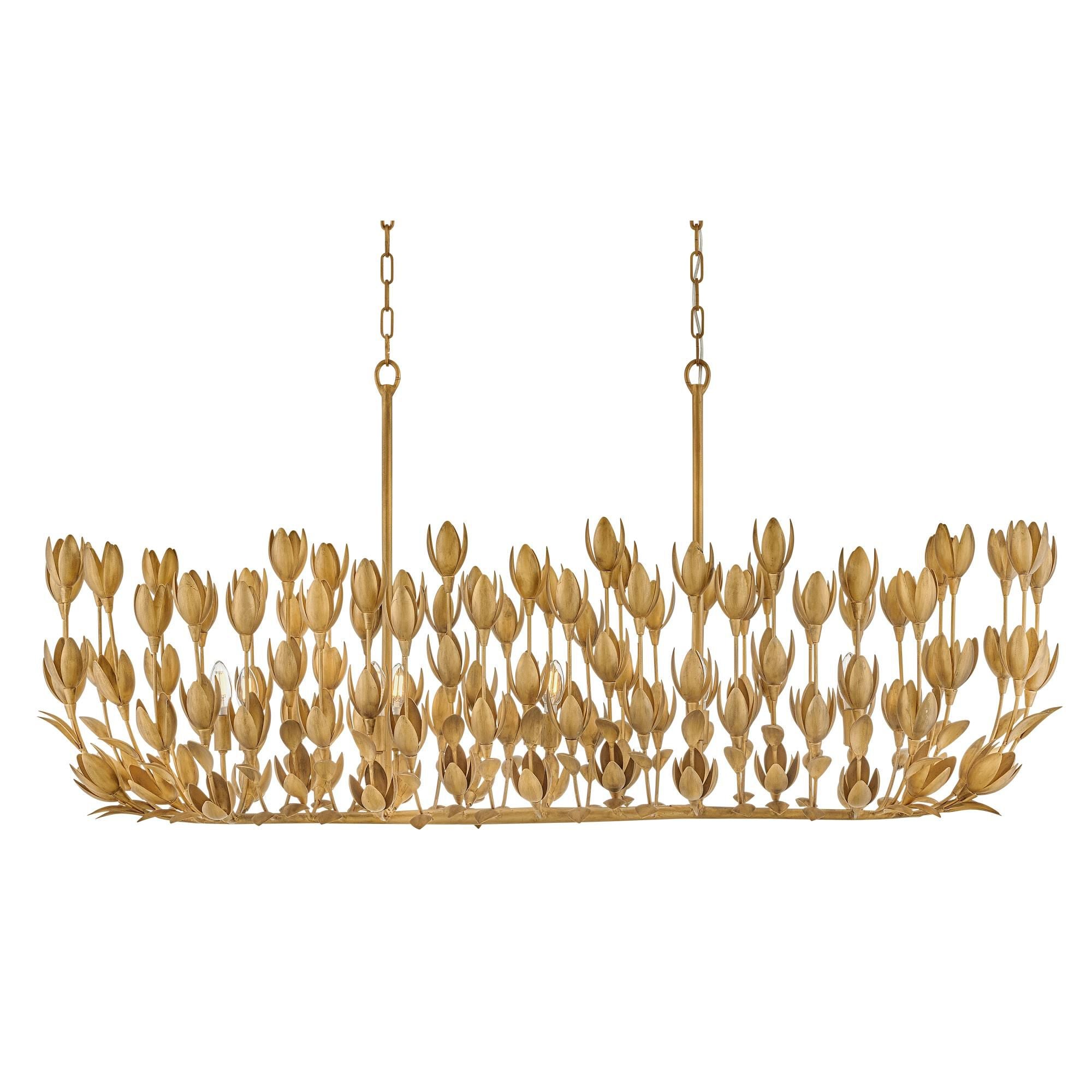 Flora 60-Inch 10-Light LED Linear Suspension Light by Hinkley