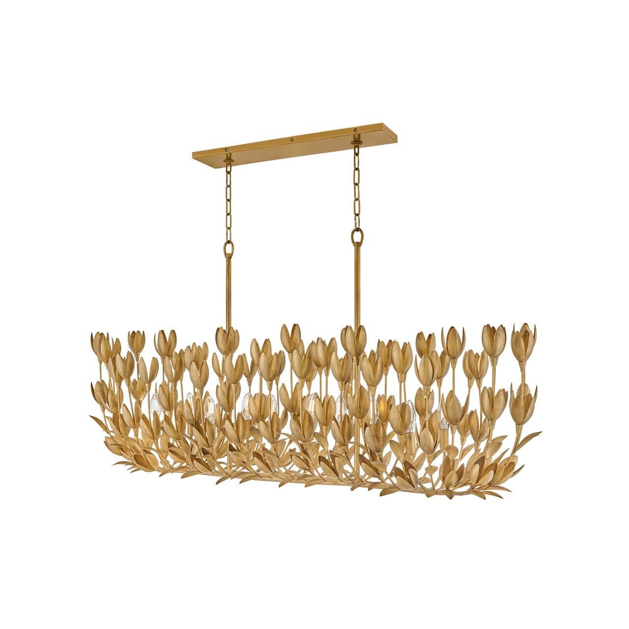Flora 60-Inch 10-Light LED Linear Suspension Light by Hinkley