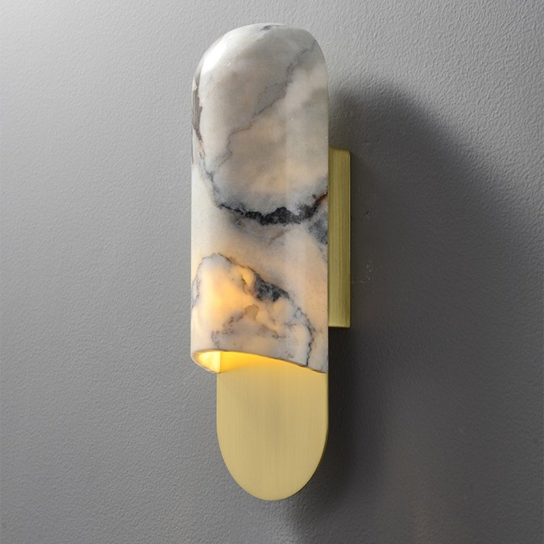 Hl Alabaster Wall Sconce