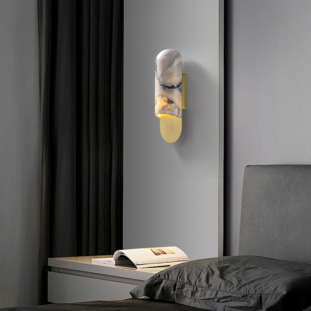 Hl Alabaster Wall Sconce