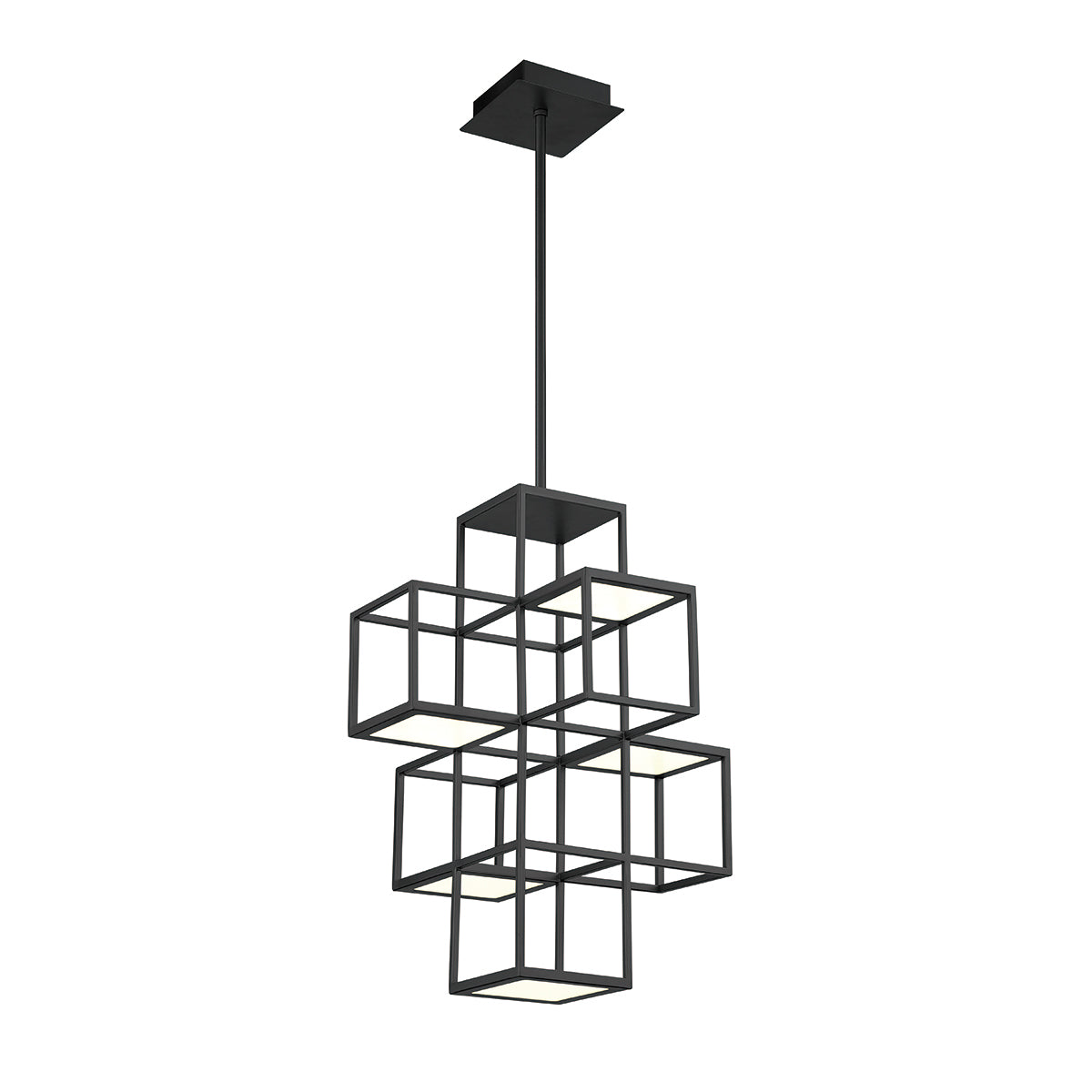 Ferro - 26W 1 LED Pendant in Transitional Style - 15.5"W 21"H