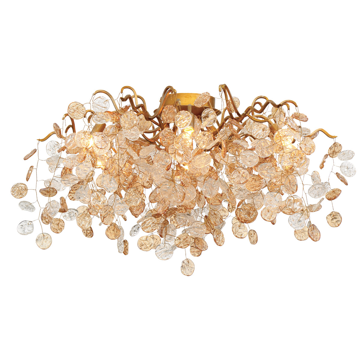 Campobasso - 7 Light Flush Mount - 27.25"W 14 "H