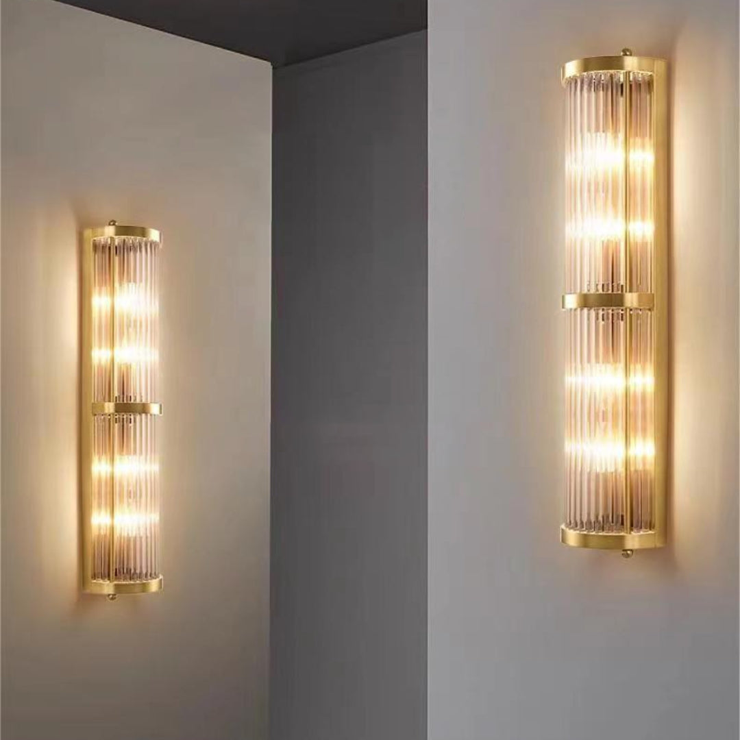 Jadssox Crystal Column Wall Light