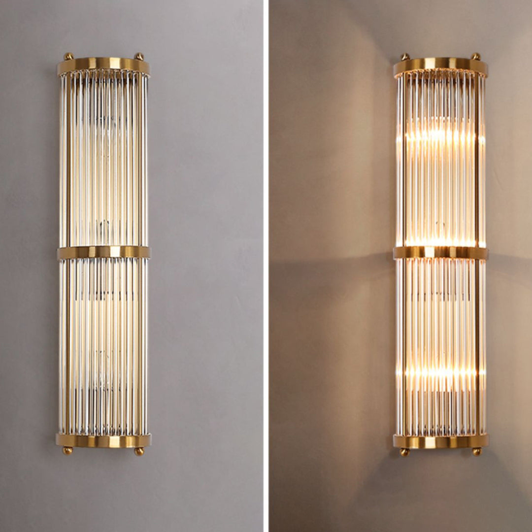 Jadssox Crystal Column Wall Light