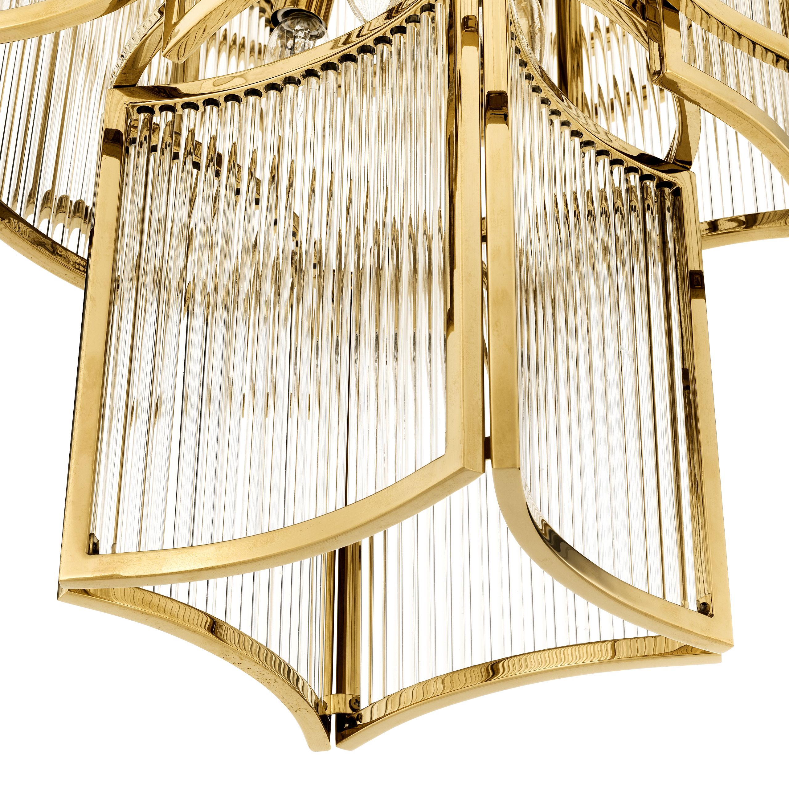 Jet Set Modern Chandelier - Gold/Nickel/Antique Brass