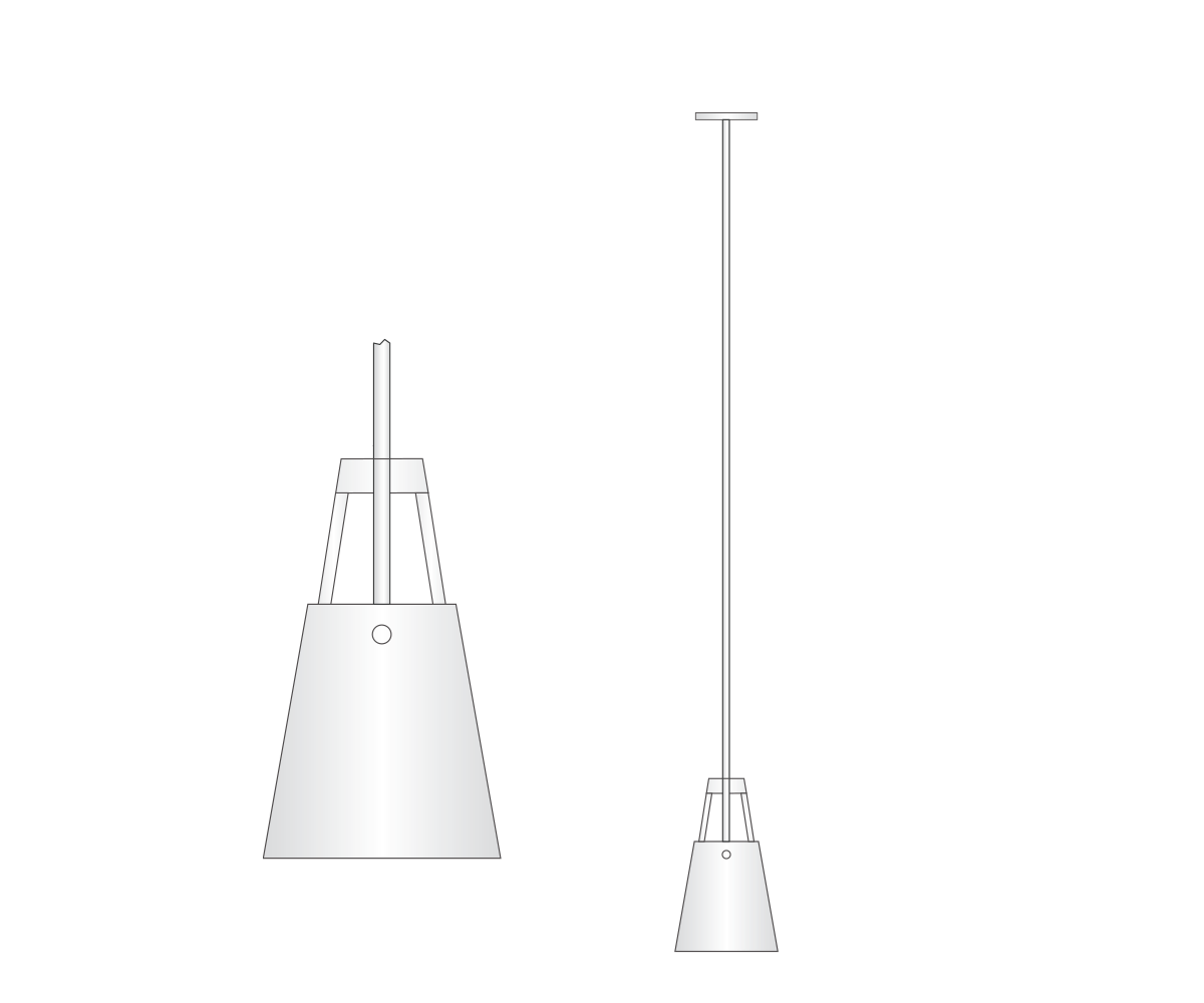 Corniche Circular Pendant //Living Room, Dining Room, Bedroom