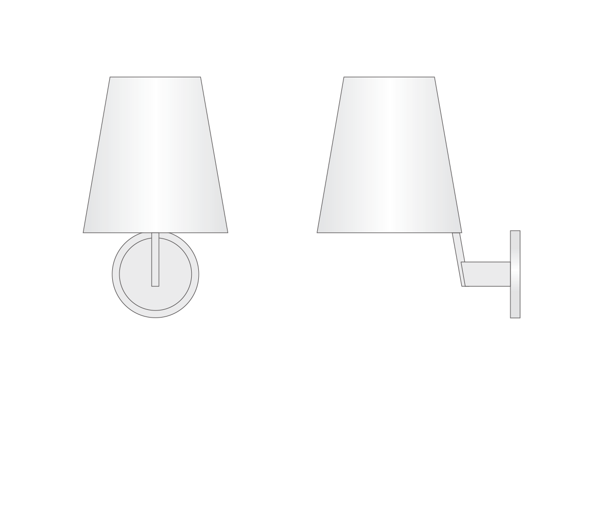 Corniche Circular Wall Sconces//Living Room, DiningRoom, Bedroom