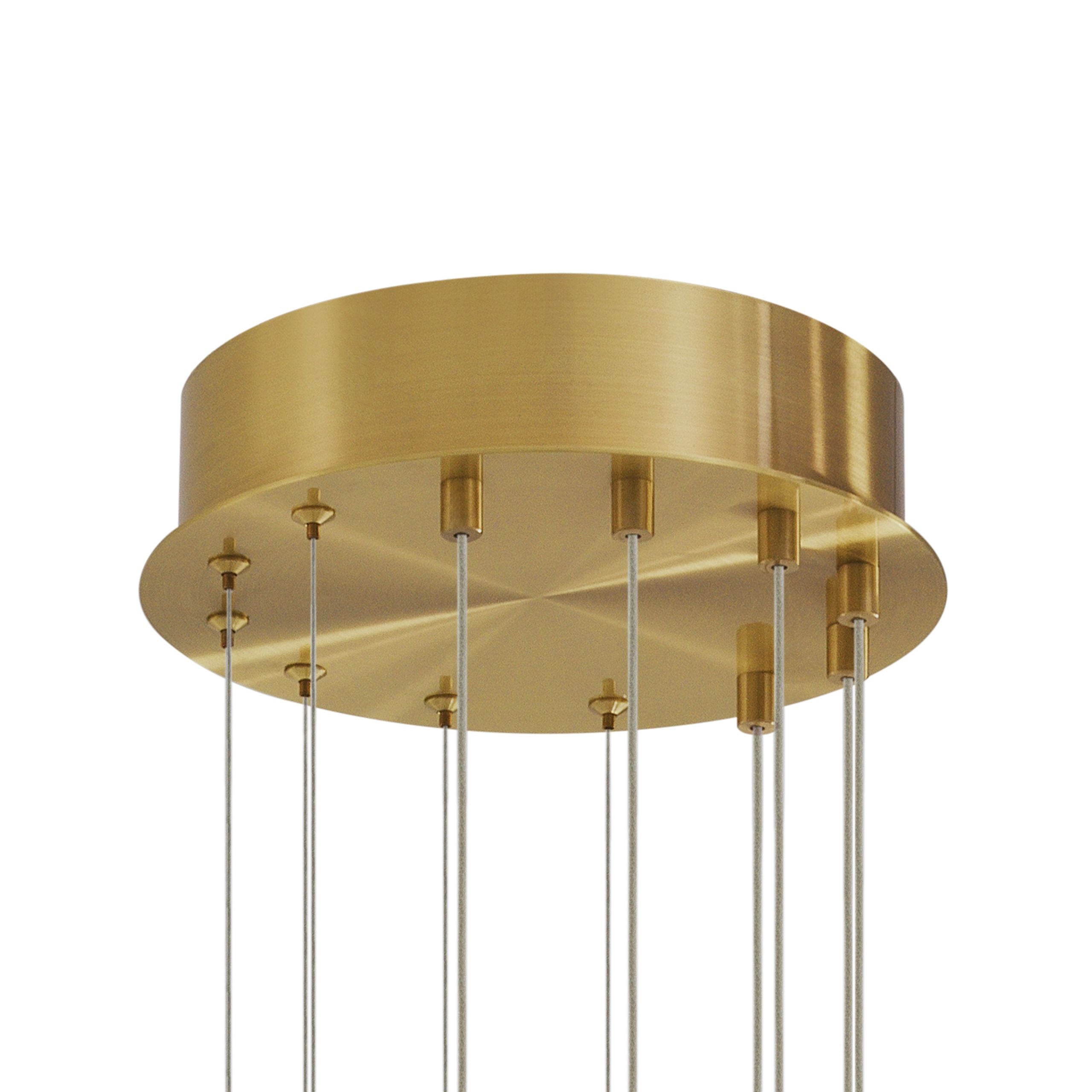 Kimpton Modern Brass Chandelier