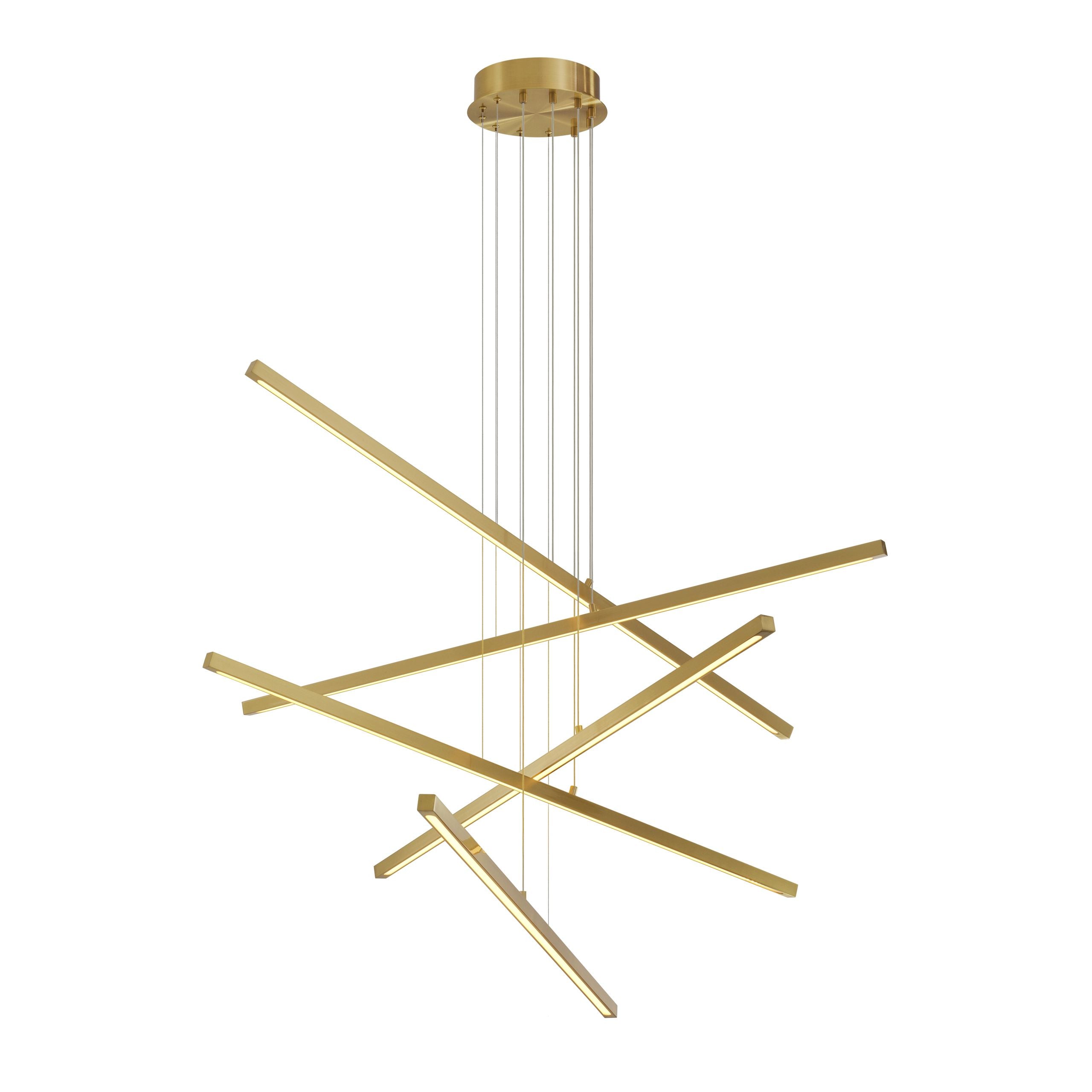 Kimpton Modern Brass Chandelier