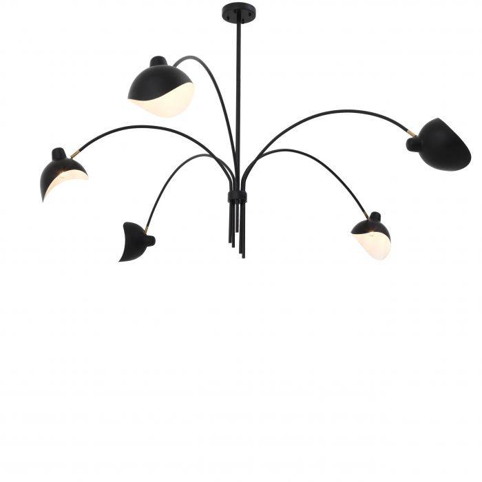 Kirby Modern Chandelier - Black