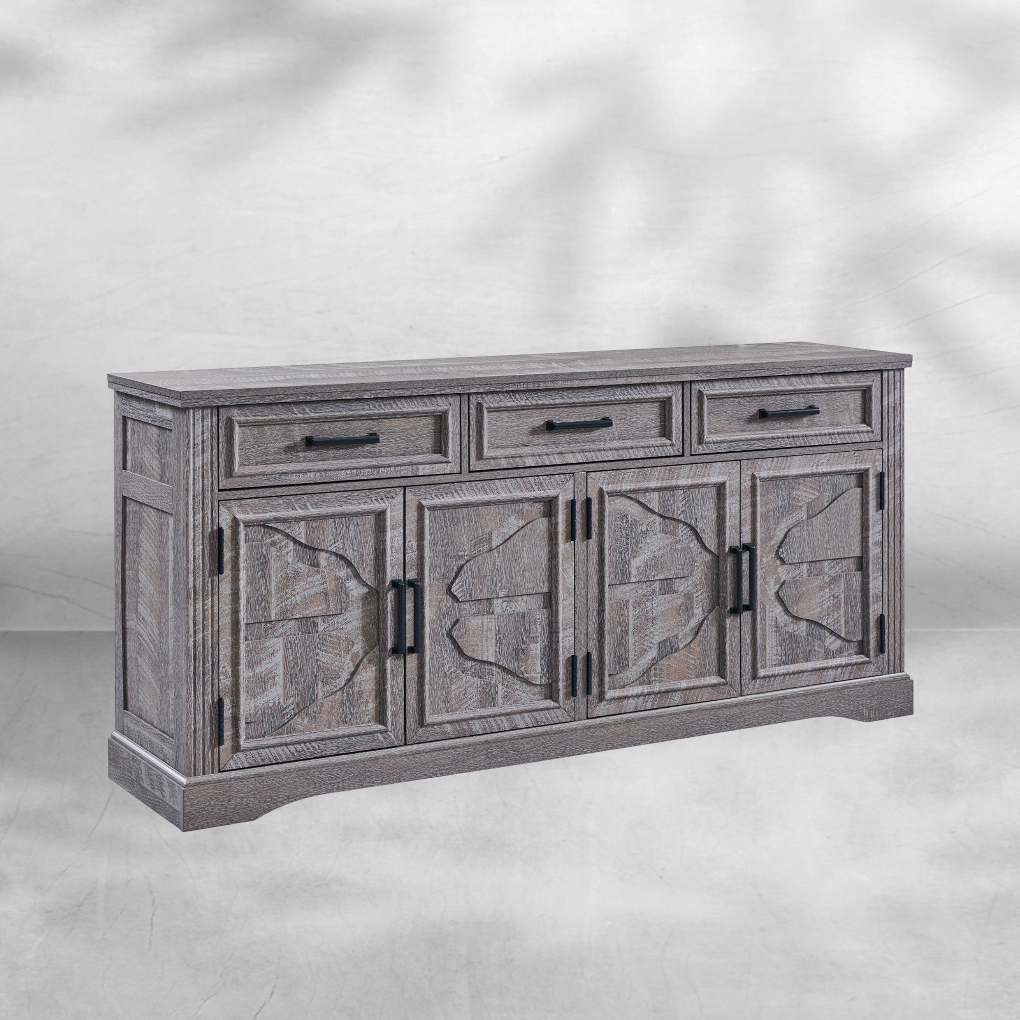 Large Buffet Sideboard Cabinet with Doors and Drawers