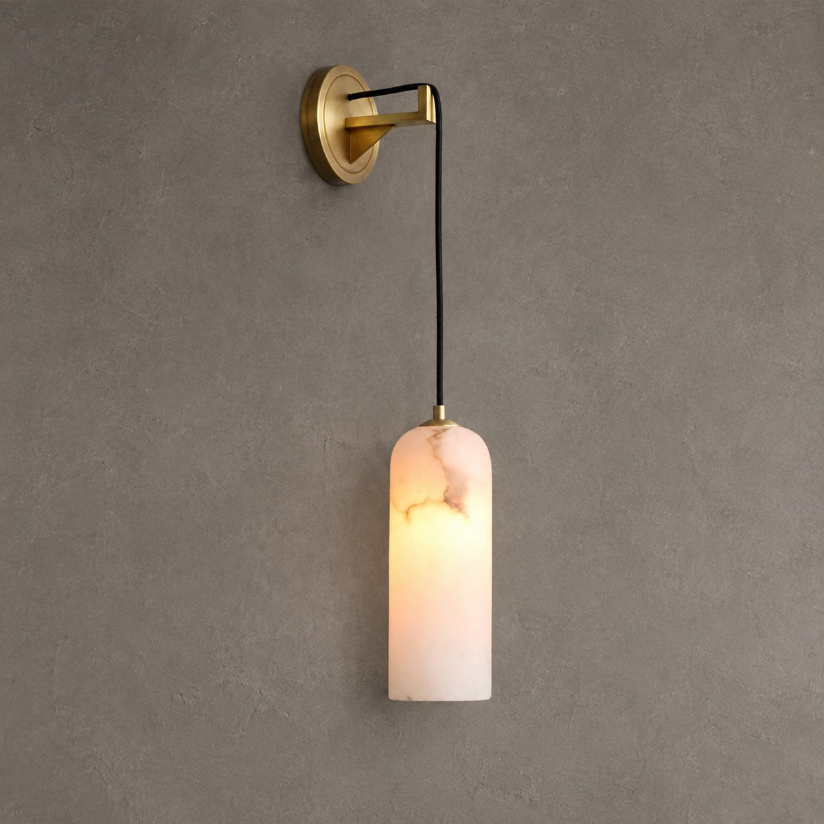 Louise Modern Alabaster Wall Sconce