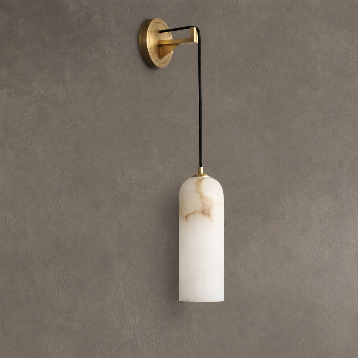 Louise Modern Alabaster Wall Sconce