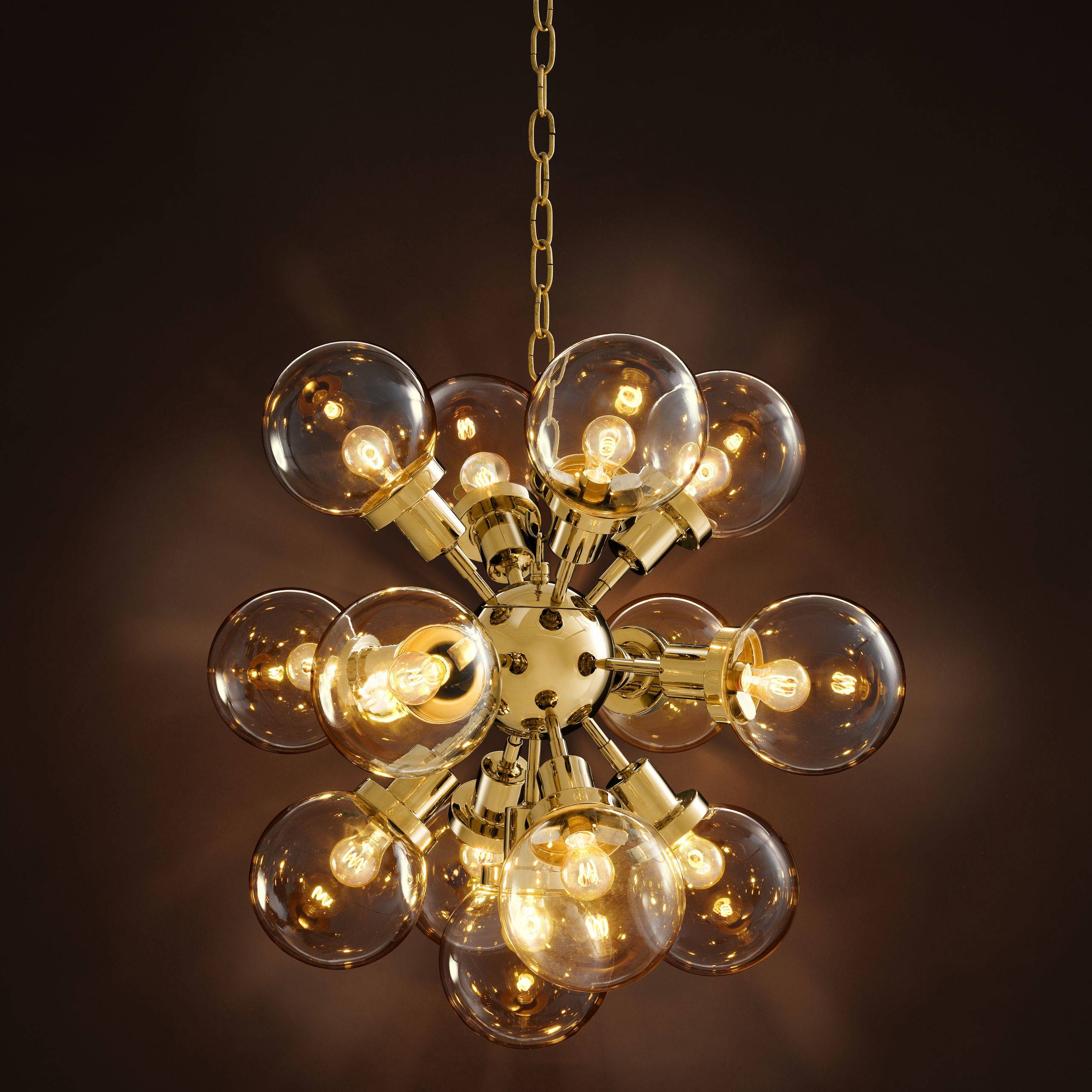 Ludlow Modern Chandelier - Gold