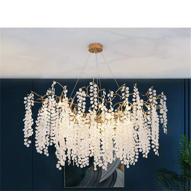 Modern Linear Branch Chandelier